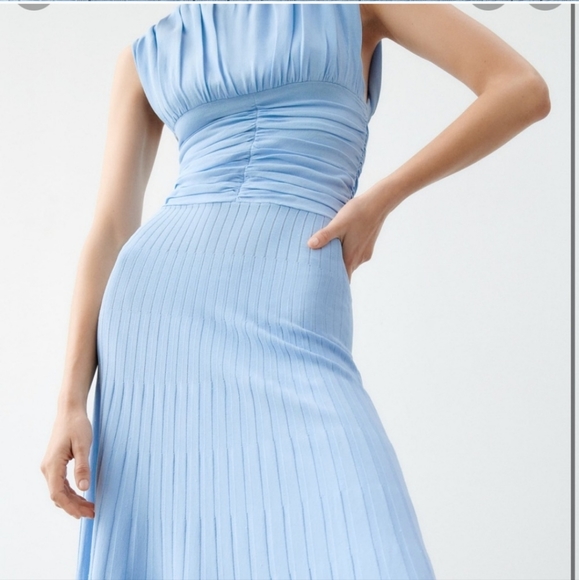 Zara Draped Knitwear Dress Bloggers Favorite Size M - Picture 9 of 11